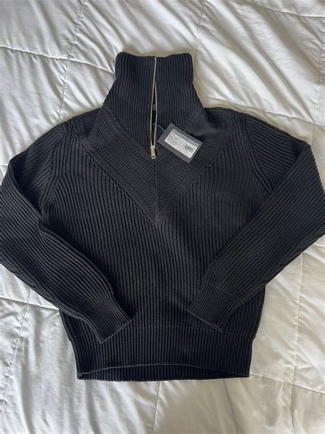 vintage prada cardigan|prada quarter zip.